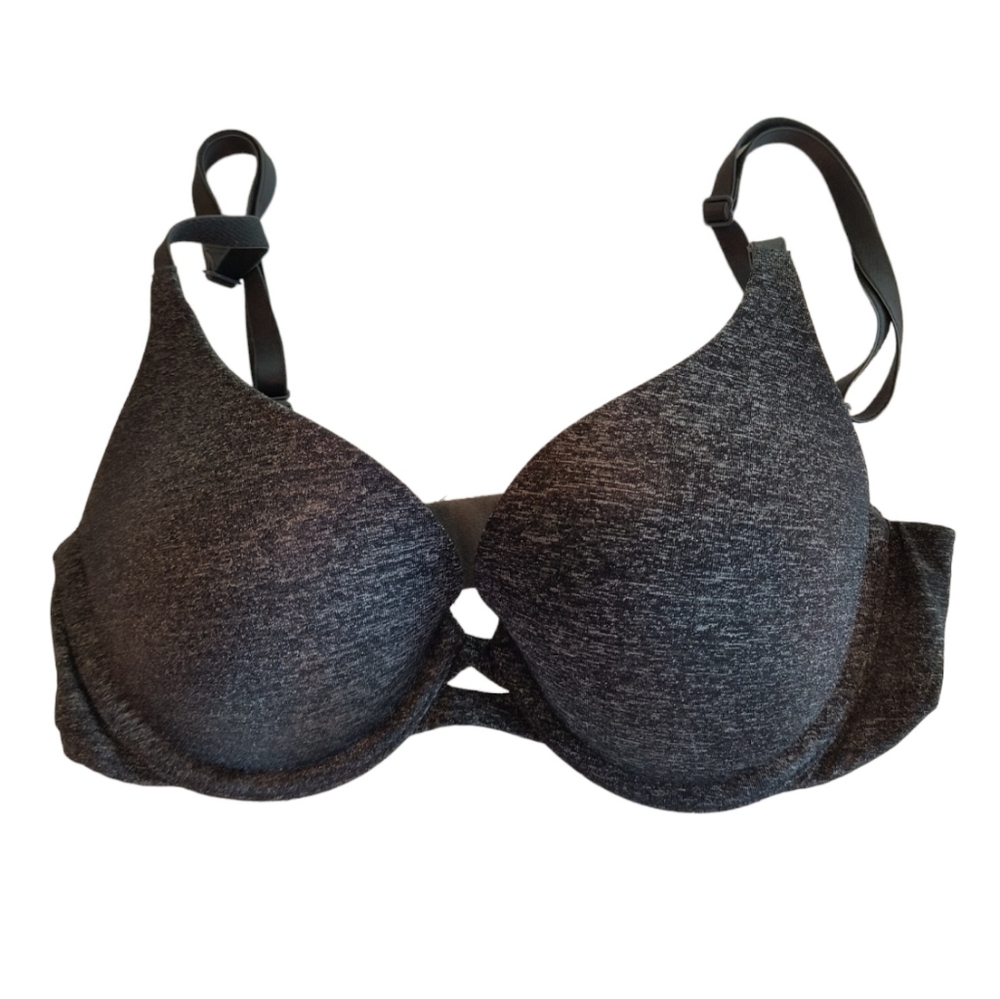 Victoria's Secret Perfect Coverage Gray Padded smooth  bra size 32B